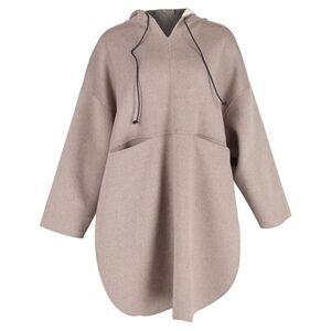 Totême Pullover Coat in Beige Cashmere
